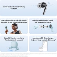 Xiaomi Redmi Buds 8 Lite True Wireless fülhallgató, 42 dB ANC, 36 h, Bluetooth 5.4 - fekete 2