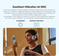 Xiaomi Redmi Buds 8 Lite True Wireless fülhallgató, 42 dB ANC, 36 h, Bluetooth 5.4 - fekete 5