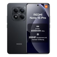 Smartfón Xiaomi Redmi Note 15 Pro 12+512 GB, čierny, 6500 mAh batéria, 200 MP fotoaparát, odolnosť voči vode IP65, 6,77-palcový FHD+ AMOLED displej, Android 1
