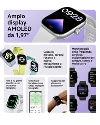 Inteligentné hodinky Xiaomi Redmi Watch 4, 1,97" AMOLED displej, GPS, sivá – Chybný kus, čiastočne funkčné (stav: pozri 2. obrázok) 4
