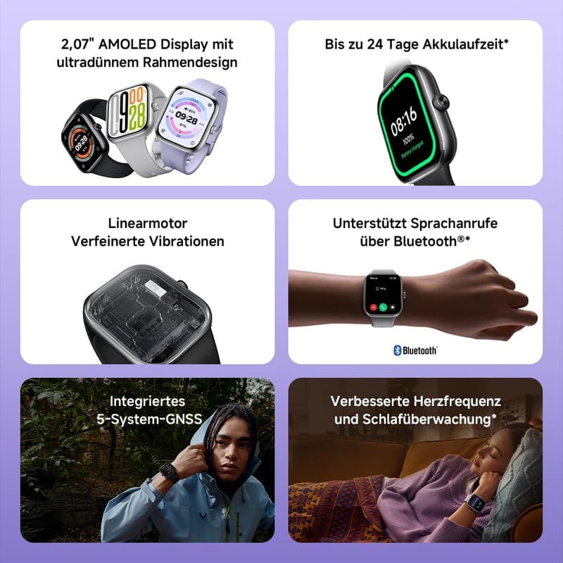 XIAOMI Redmi Watch 5 Okosóra AMOLED 53mm, 24 Napos Akkumulátor, 150+ Sportmód, Pulzusmérés, Alvásmonitor, GPS, 5ATM - Redmi Watch 5, silver