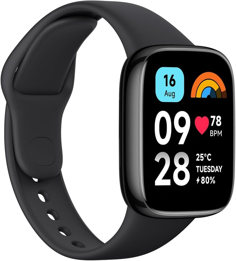 Xiaomi Redmi Watch 3 Active okosóra - fekete