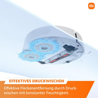Robotický vysávač a mop Xiaomi Robot Vacuum S10+ – sací výkon 4000 Pa, nádoba na prach 450 ml, nádržka na vodu 200 ml, laserová navigácia, 3D vyhýbanie sa prekážkam, biely 7