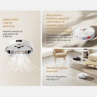 Robotický vysávač a mop Xiaomi Robot Vacuum S20, 5000 Pa, laserová navigácia LDS – biely 2