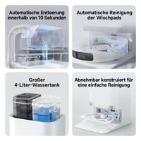 Aspirator robot Xiaomi Robot Vacuum X20+ cu funcție de mop, putere de aspirare 6000 Pa, stație automată de încărcare și golire, autonomie baterie 140 minute 3