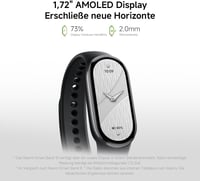 Brățară fitness Xiaomi Smart Band 10 AMOLED, ceas inteligent cu monitorizare ritm cardiac și rezistență la apă - Ceramic Edition, Alb Perlat, Modern 3