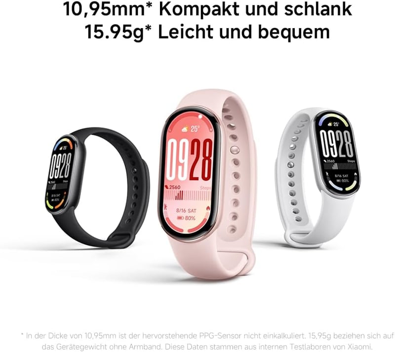 Brățară fitness Xiaomi Smart Band 10 AMOLED, ceas inteligent cu monitorizare ritm cardiac și rezistență la apă - Ceramic Edition, Alb Perlat, Modern