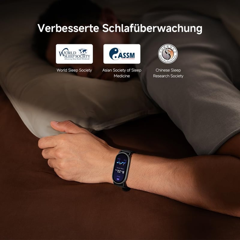 Brățară fitness Xiaomi Smart Band 10 AMOLED, ceas inteligent cu monitorizare ritm cardiac și rezistență la apă - Ceramic Edition, Alb Perlat, Modern