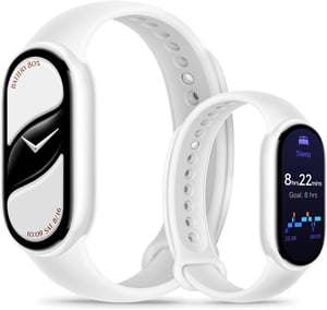 Xiaomi Smart Band 10 Pametna narukvica – Ceramic Edition, biserno bijela, moderan stil, 1,72" — ogrebotine na zaslonu (stanje: vidi 2. sliku)