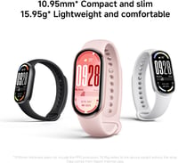 Xiaomi Smart Band 10 fitnesz karkötő 1,72" AMOLED kijelző, 150+ sportmód, 5ATM - rózsaszín 6