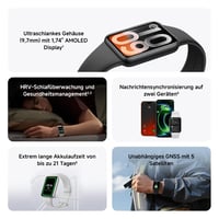Xiaomi Smart Band 10 Pro inteligentný náramok, fitness tracker, čierny, 1,74" AMOLED displej, GNSS, 5ATM, 150+ športových režimov, 21-dňová výdrž batérie, Android a iOS 2