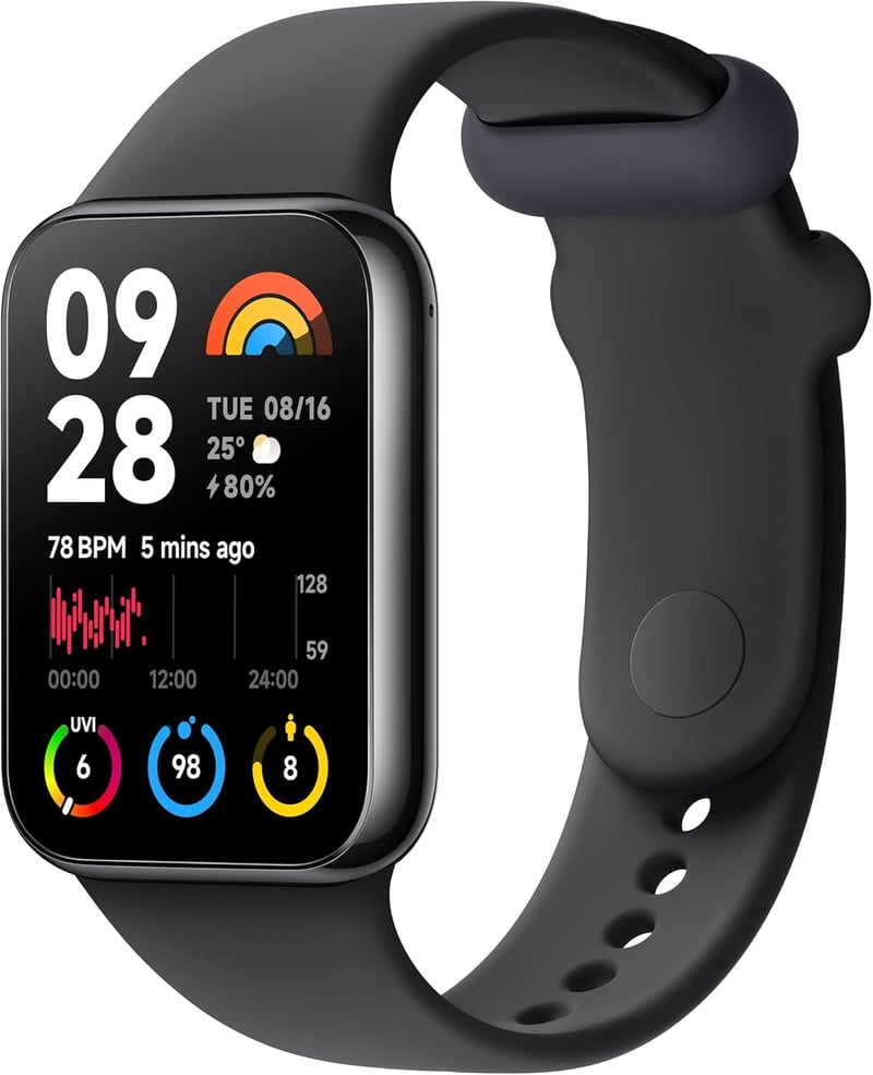 XIAOMI Smart Band 8 Pro Fitness Tracker AMOLED kijelző 20 napos akkumulátor SpO2 - black