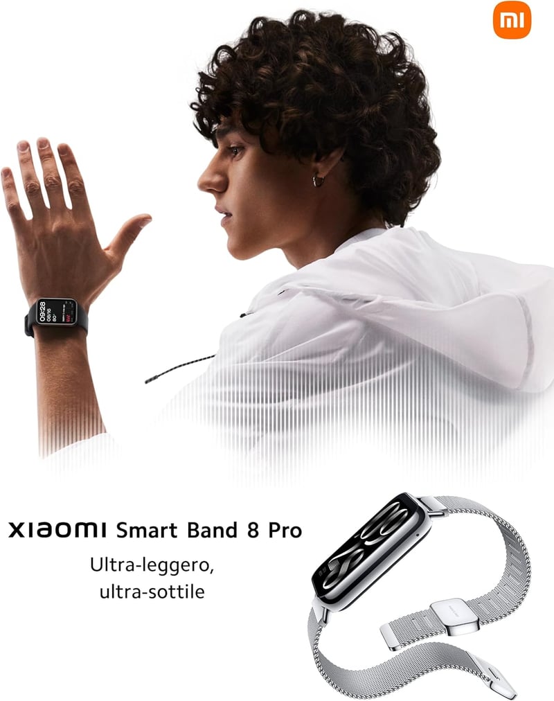 XIAOMI Smart Band 8 Pro Fitness Tracker AMOLED kijelző 20 napos akkumulátor SpO2 - black