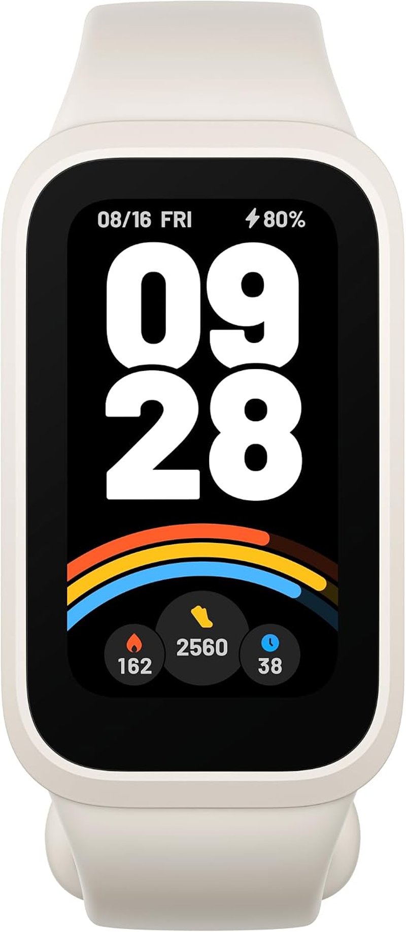 Xiaomi Smart Band 9 Active okoskarkötő, 1,47" TFT kijelző, 18 napos üzemidő, 5ATM - fehér
