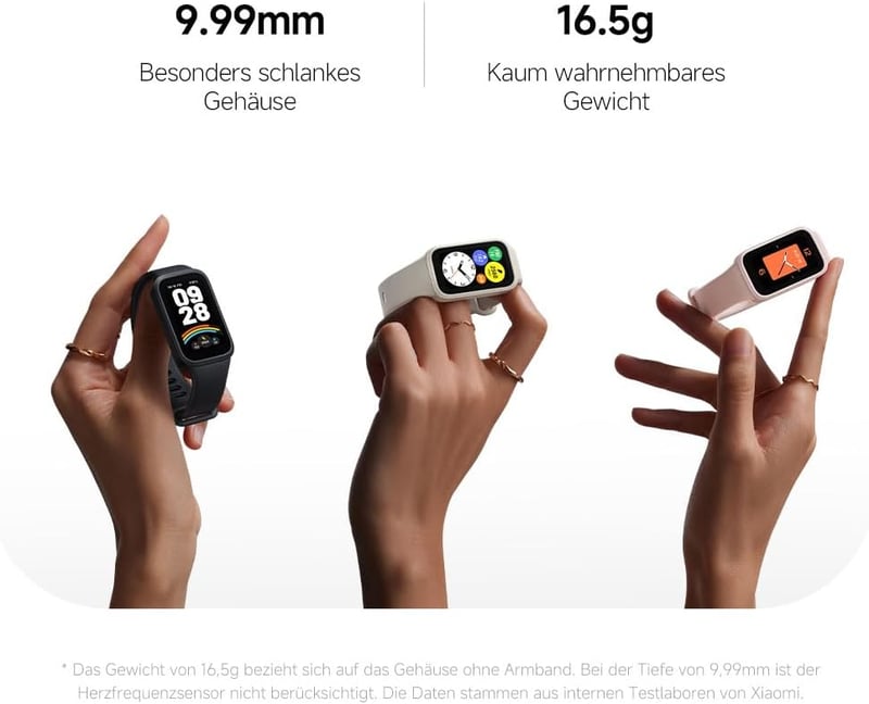 XIAOMI Smart Band 9 Active fekete okosóra 1.47" kijelző 18 napos akkumulátor 50 sportmód vízálló - black
