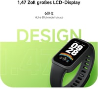 XIAOMI Smart Band 9 Active fekete okosóra 1.47" kijelző 18 napos akkumulátor 50 sportmód vízálló - black 4