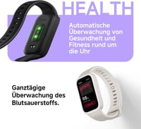 XIAOMI Smart Band 9 Active lila okosóra 37mm, 450 nits, 18 napos akkumulátor, 50 sportmód, vízálló - Purple 6