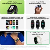 XIAOMI Smart Band 9 Active lila okosóra 37mm, 450 nits, 18 napos akkumulátor, 50 sportmód, vízálló - Purple 2