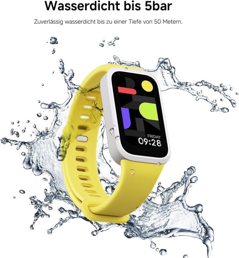 XIAOMI Smart Band 9 Active lila okosóra 37mm, 450 nits, 18 napos akkumulátor, 50 sportmód, vízálló - Purple