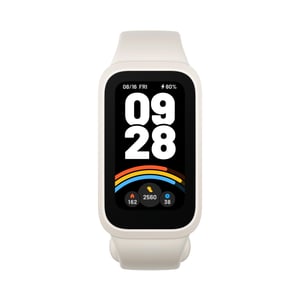 Xiaomi Smart Band 9 Active pametna narukvica, 1,47" TFT zaslon, 18 dana trajanja baterije, 5ATM, bež-bijela - Rabljeno, ogrebano (stanje: vidi 2. sliku)