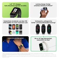 Xiaomi Smart Band 9 Active zelený inteligentný náramok – 37 mm TFT displej, 450 nitov, 18-dňová výdrž batérie, 50 športových režimov, senzor SpO2, vodotesnosť 5ATM 2