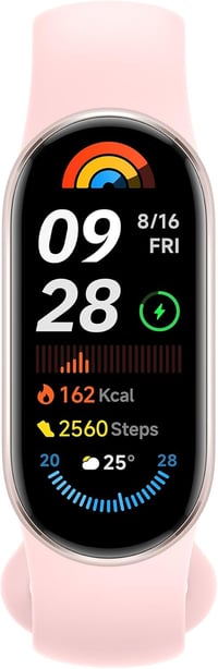 XIAOMI Smart Band 9 AMOLED Fitness Tracker, SpO2 és Pulzusmérő, 5ATM Vízálló - Mystic Rose, Xiaomi Smart Band 9 5