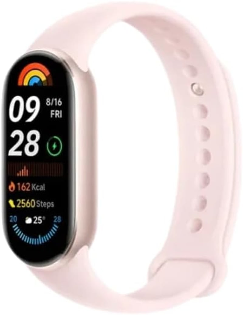 XIAOMI Smart Band 9 AMOLED Fitness Tracker, SpO2 és Pulzusmérő, 5ATM Vízálló - Mystic Rose, Xiaomi Smart Band 9
