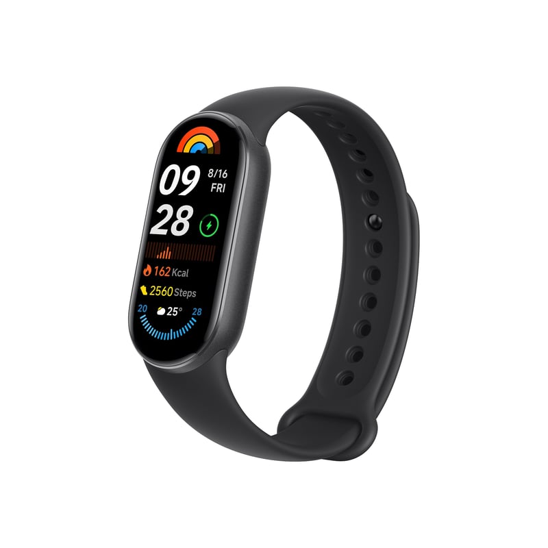 Brățară de fitness Xiaomi Smart Band 9 – Ecran AMOLED, monitorizare puls și somn, SpO2, rezistență la apă 5ATM, Midnight Black