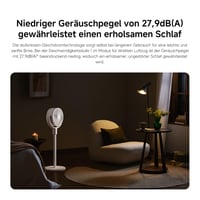 Ventilator cu picior Xiaomi Smart Standing Air Circulation Fan EU - debit de aer 1440 m³/h, circulație 3D, control inteligent 8