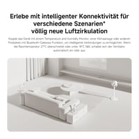 Ventilator cu picior Xiaomi Smart Standing Air Circulation Fan EU - debit de aer 1440 m³/h, circulație 3D, control inteligent 10