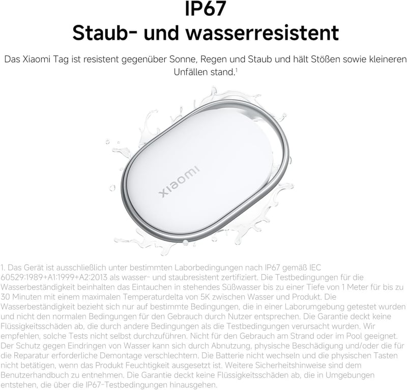 Xiaomi Smart Tag Apple Find My és Google Android kompatibilis nyomkövető 4 csomag - One Size, Pack of 4, Xiaomi tag