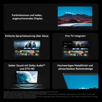 Inteligentný televízor Xiaomi TV F 32, 32-palcový HD Smart TV, Fire OS7, trojitý tuner DVB-C/S/T/T2, Dolby Audio, DTS Virtual:X, hlasové ovládanie Alexa, Apple AirPlay 2