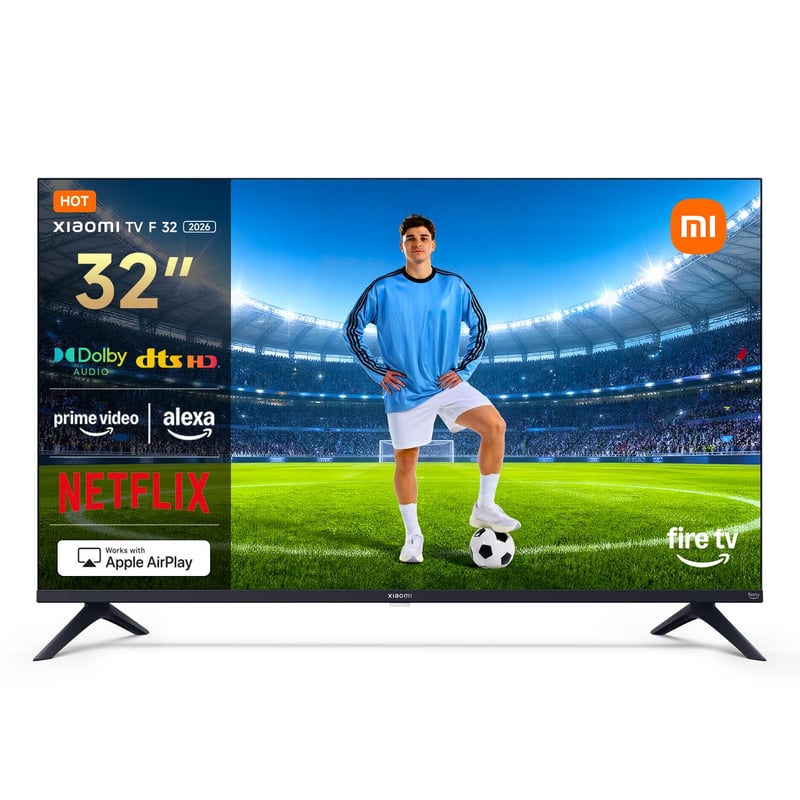 Inteligentný televízor Xiaomi TV F 32, 32-palcový HD Smart TV, Fire OS7, trojitý tuner DVB-C/S/T/T2, Dolby Audio, DTS Virtual:X, hlasové ovládanie Alexa, Apple AirPlay