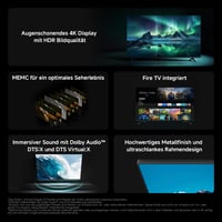 Smart TV Xiaomi TV F 43, 43 inchi, 4K UHD, Fire OS8, HDR10, MEMC, control vocal Alexa, Apple AirPlay, tuner triplu DVB-C/S/T/T2/S2, 2GB+32GB 2