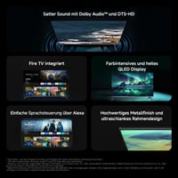 Smart televízor Xiaomi TV F Pro 32 QLED, 32 palcov, Fire OS7, trojitý tuner DVB-C/S/S2/T/T2, Dolby Audio, DTS Virtual:X, hlasové ovládanie Alexa, Apple AirPlay 2