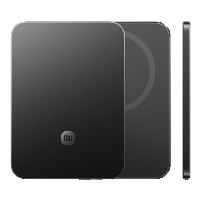 Xiaomi ultra tenká magnetická powerbanka 5000 mAh 15W MagSafe kompatibilná prenosná nabíjačka pre iPhone, grafitovo čierna