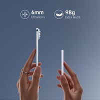 Xiaomi ultra tenká magnetická powerbanka 5000 mAh 15W MagSafe kompatibilná prenosná nabíjačka pre iPhone, grafitovo čierna 3