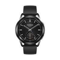 Inteligentné hodinky Xiaomi Watch S3 čierne – GPS, fitness tracker, snímač tepu, AMOLED displej, čierny remienok 1