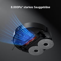 Robotický vysávač Xiaomi X20 Max s funkciou mopovania, sací výkon 8000 Pa, mopovacie ramená 4
