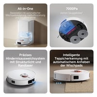 Robot aspirator Xiaomi X20 Pro cu funcție de mop, putere de aspirare 7000 Pa, navigație inteligentă, curățare automată 2
