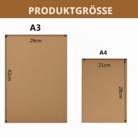 xiaoxianxian Valoviti karton za rukotvorine, 20 komada, A4 debeli kraft kartonski papir za scrapbooking, dekoraciju i DIY izradu 2