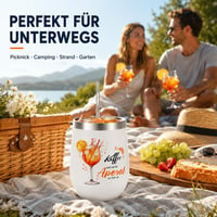 Cană cadou Aperol XIAZHDZ 360 ml – Cană termos din oțel inoxidabil cu capac 5