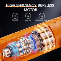 XIAZIR Akkumulátoros Metszőolló 30mm Vágásátmérővel - 21V 2000mAh Dupla Akkumulátor, SK5 Acél Penge, Kertészeti Elektromos Ágvágó Olló 5