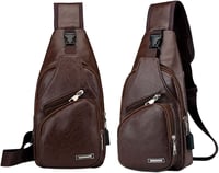 Xieben bőr válltáska férfiaknak és nőknek crossbody táska 5