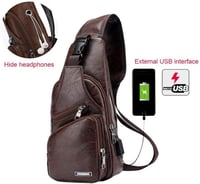 Xieben bőr válltáska férfiaknak és nőknek crossbody táska 3