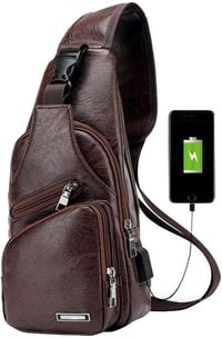 Xieben bőr válltáska férfiaknak és nőknek crossbody táska 2