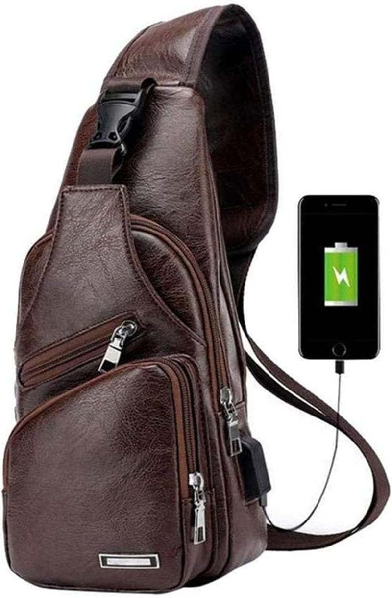 Xieben bőr válltáska férfiaknak és nőknek crossbody táska