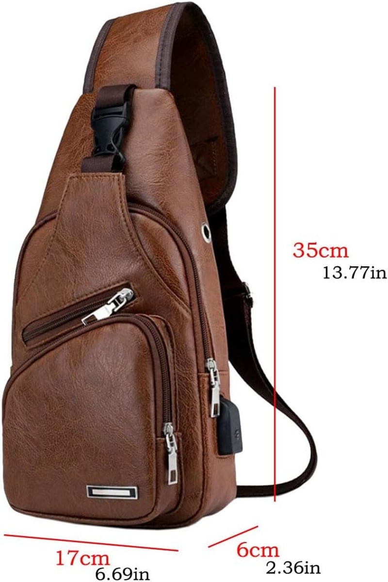 Xieben bőr válltáska férfiaknak és nőknek crossbody táska