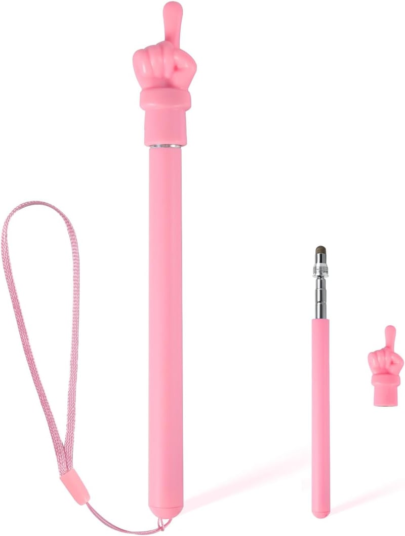 XIHIRCD 3az1-ben érintőceruza stylus iPad iPhone tablet készülékhez rózsaszín