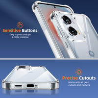 Priehľadný TPU kryt Xiltlly pre Motorola Edge 50 Fusion – priehľadný 5